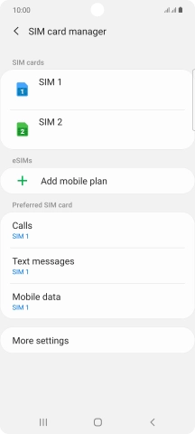 Press Add mobile plan.