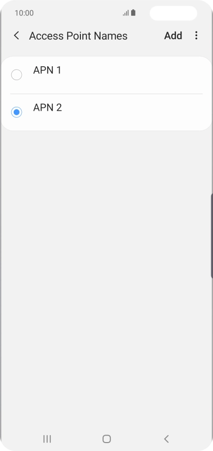 Press the Home key to return to the home screen.