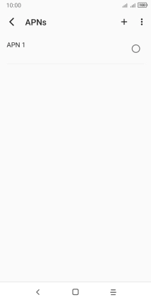 Press the add icon.