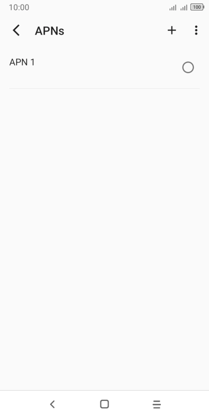 Press the add icon.