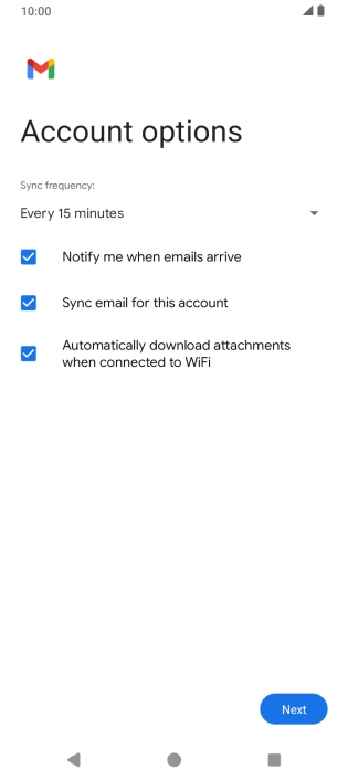 Press the drop down list below 