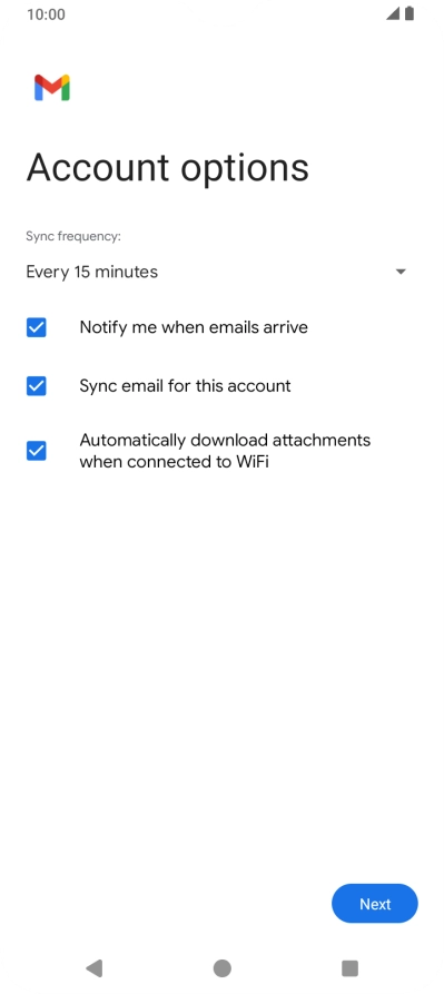Press the drop down list below 
