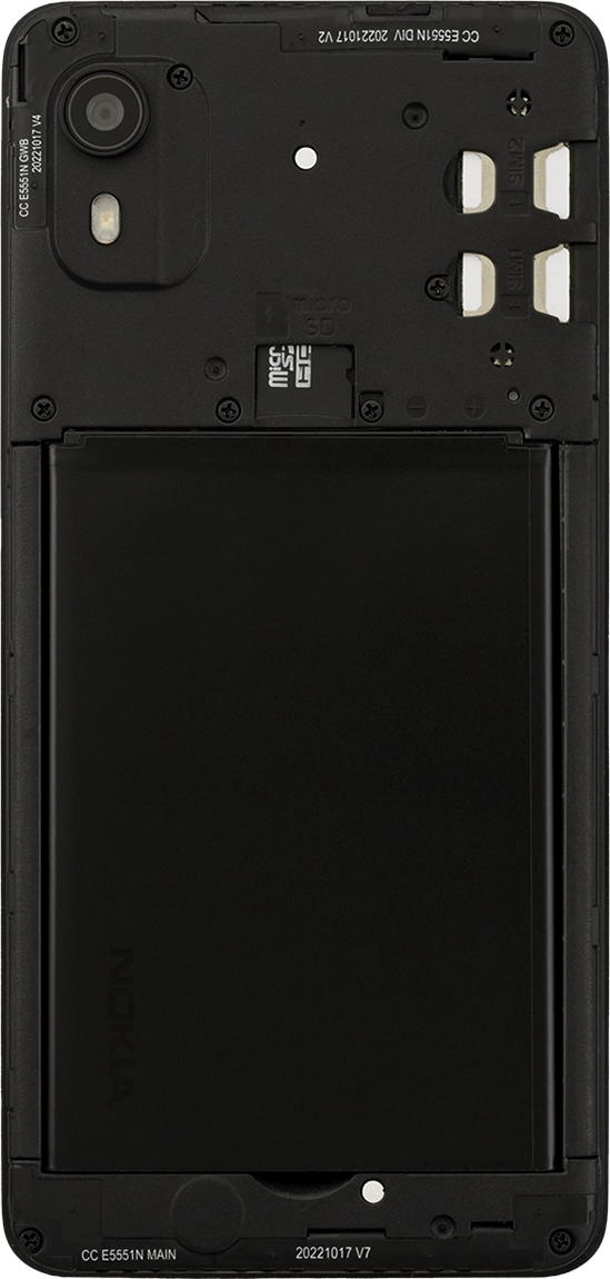 Slide your SIM into the SIM holder.
