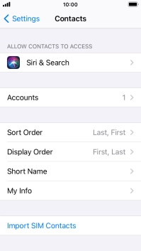Press Import SIM Contacts. Press Import SIM Contacts.