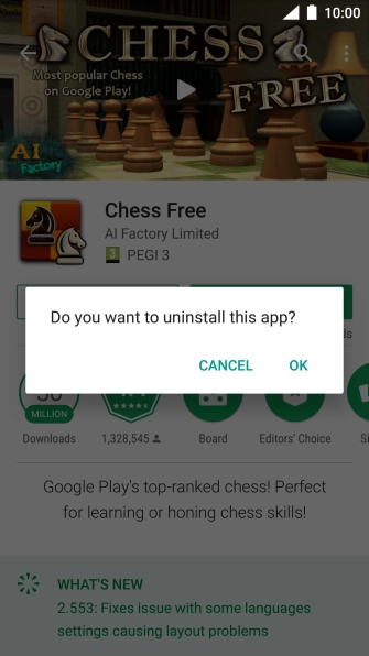 Press OK. Press OK.
