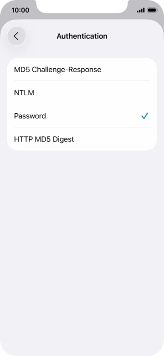 Press Password.