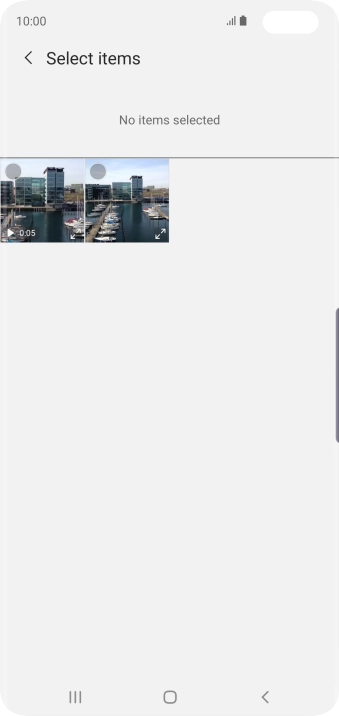 Press the required picture. Press the required picture.