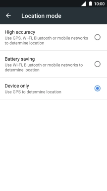 If you select High accuracy, your phone can find your exact position using the GPS satellites, the mobile network and nearby Wi-Fi networks. Satellite-based GPS requires a clear view of the sky. If you select High accuracy, your phone can find your exact position using the GPS satellites, the mobile network and nearby Wi-Fi networks. Satellite-based GPS requires a clear view of the sky.