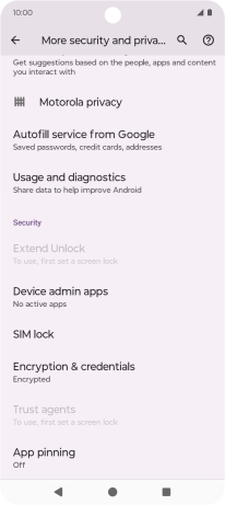 Press SIM lock.