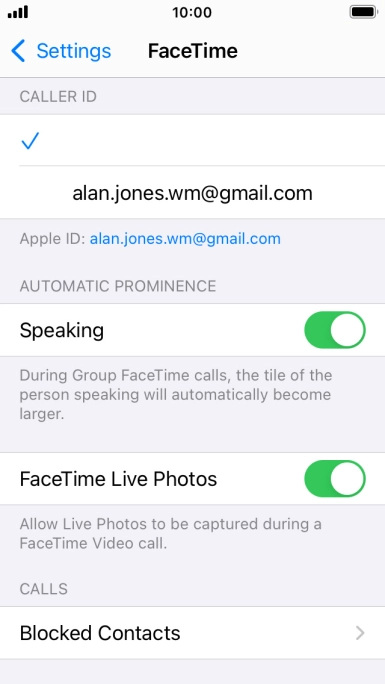 Press the required setting below Press the required setting below