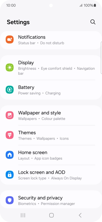 Press Battery.