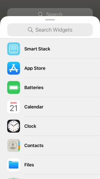 Press Smart Stack.