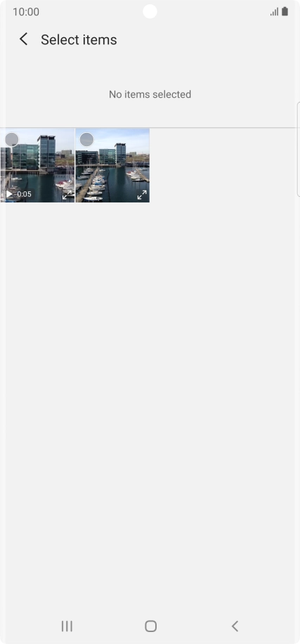 Press the required picture.