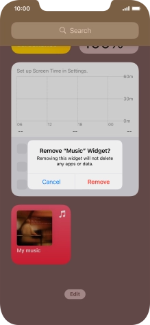 Press Remove.