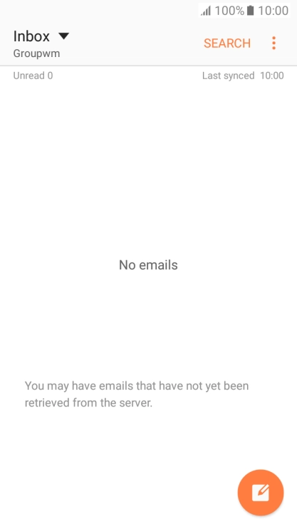 Press the drop down list. Press the drop down list.