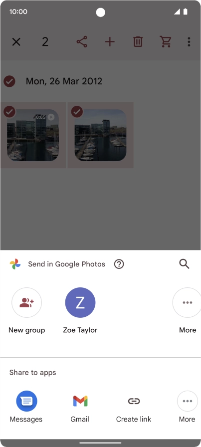 Press More.