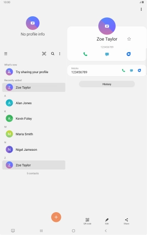Press the Home key to return to the home screen. Press the Home key to return to the home screen.