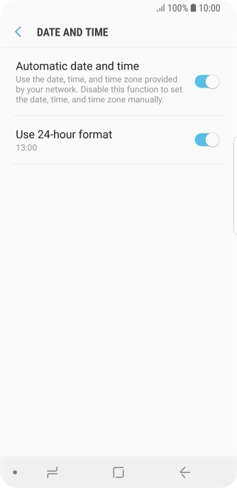 Press the Home key to return to the home screen. Press the Home key to return to the home screen.