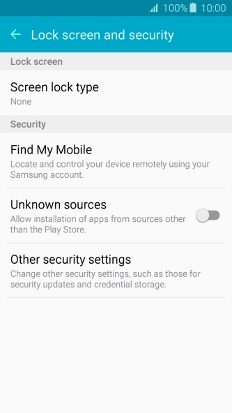 Press the Home key to return to the home screen.