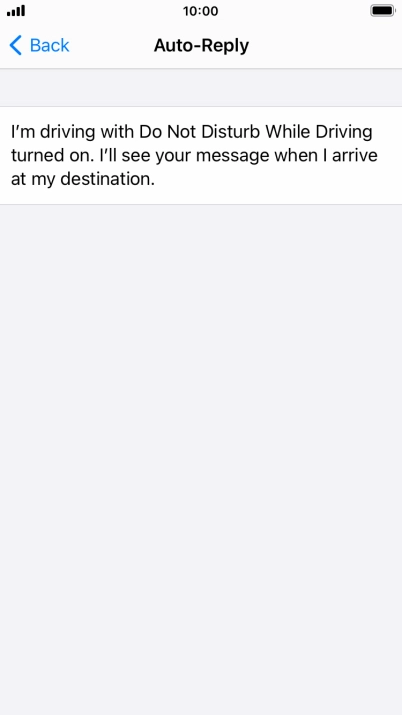 Press the Home key to return to the home screen.