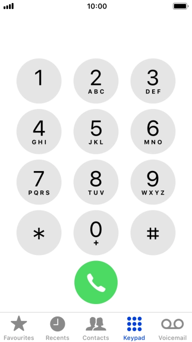 Press Keypad.