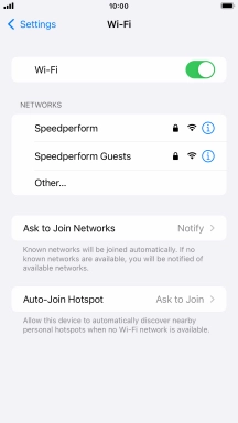 Press the required Wi-Fi network and key in the password for the Wi-Fi network. Press the required Wi-Fi network and key in the password for the Wi-Fi network.