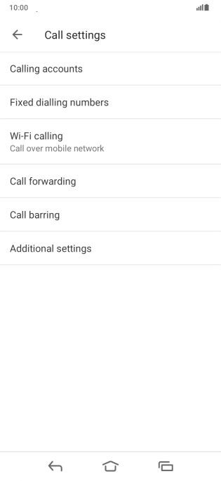 Press Fixed dialling numbers.
