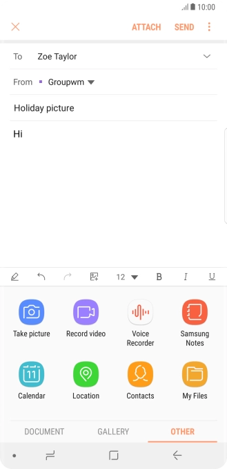 Press My Files and go to the required folder.