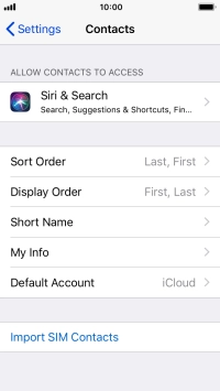 Press Import SIM Contacts. Press Import SIM Contacts.