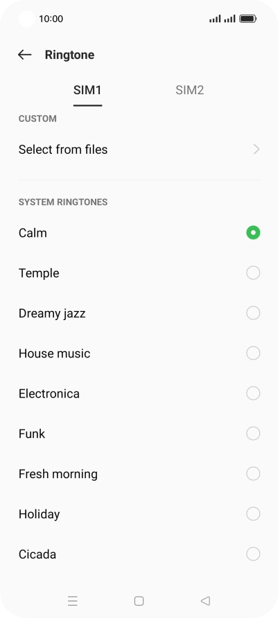 Press Select from files. Press Select from files.
