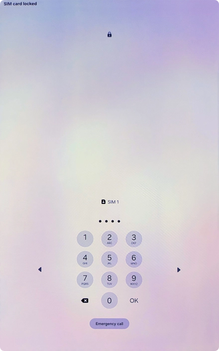 If you're asked to key in your PIN, do so and press OK. If you're asked to key in your PIN, do so and press OK.