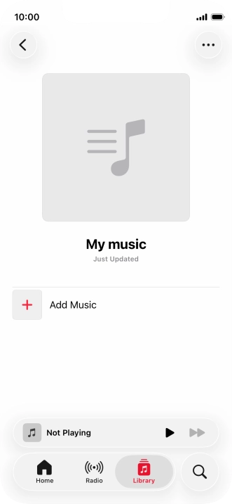 Press Add Music.