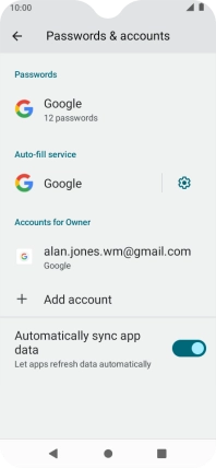 Press the Home key to return to the home screen.