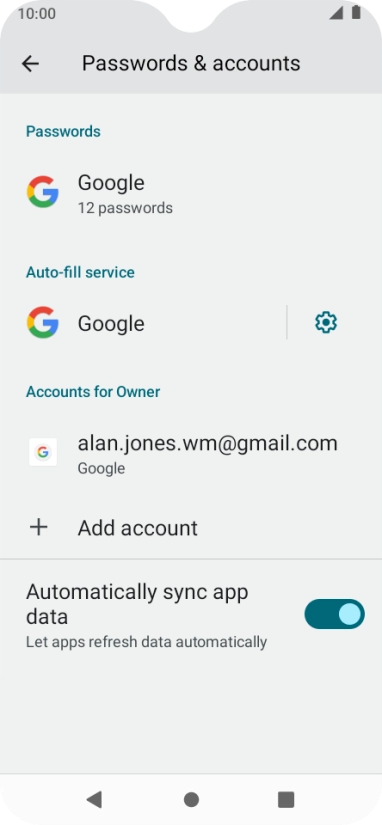Press the Home key to return to the home screen.