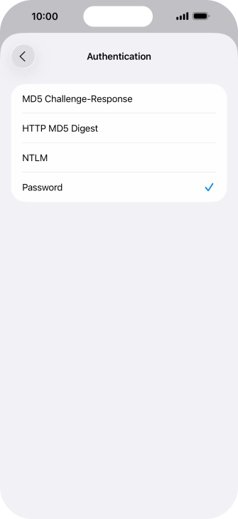 Press Password.