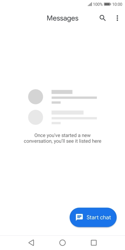 Press Start chat.