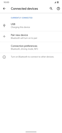 Press Connection preferences.