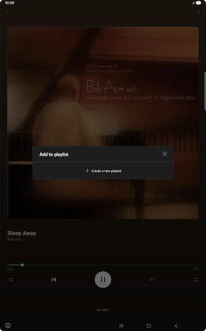 Press Create a new playlist.