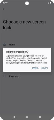 Press DELETE.