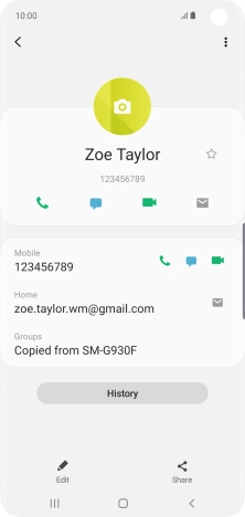 Press the call icon next to the required number. Press the call icon next to the required number.