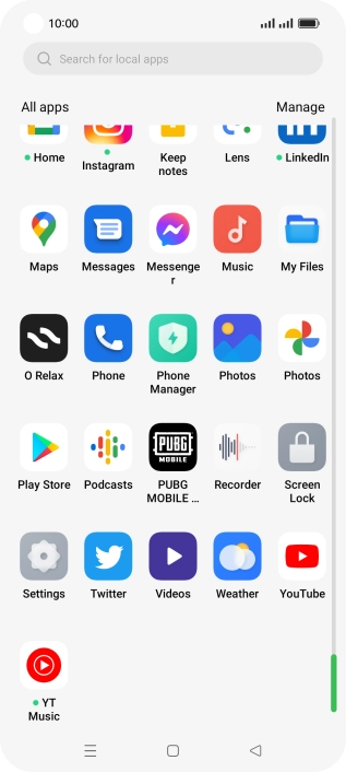 Press Play Store.