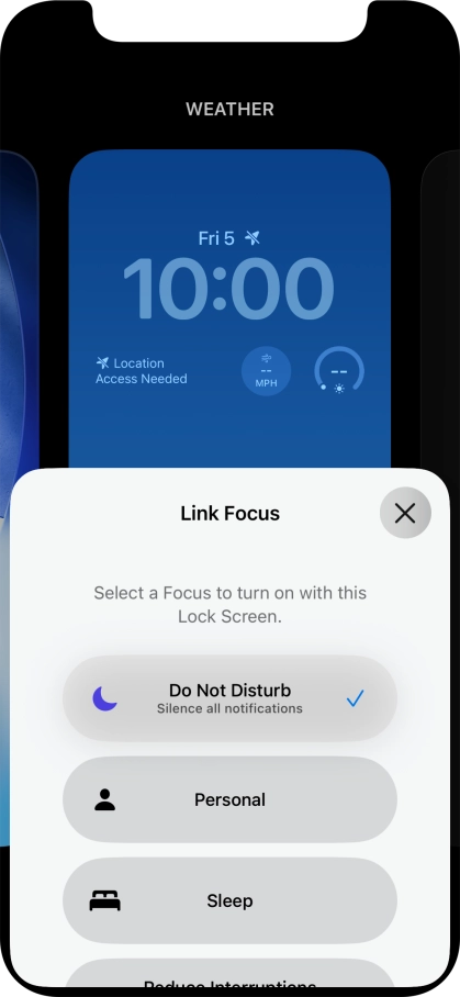 Press the close icon.