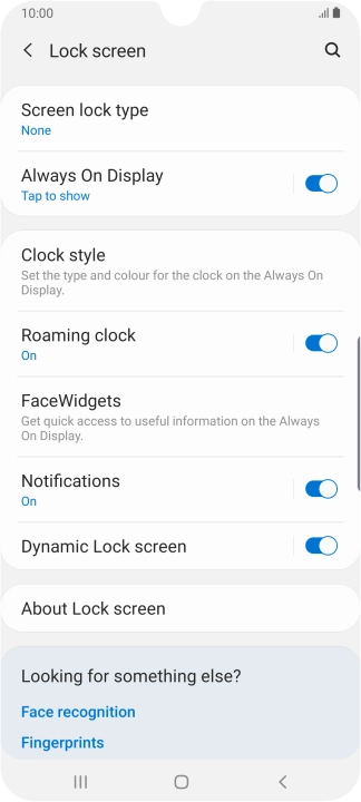 Press the Home key to return to the home screen.