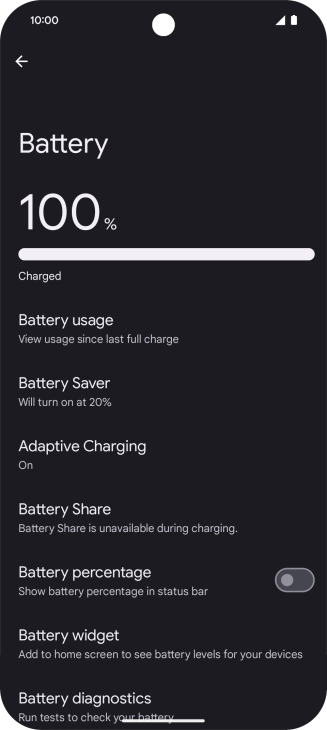 Press Battery Saver.