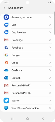 Press Google.