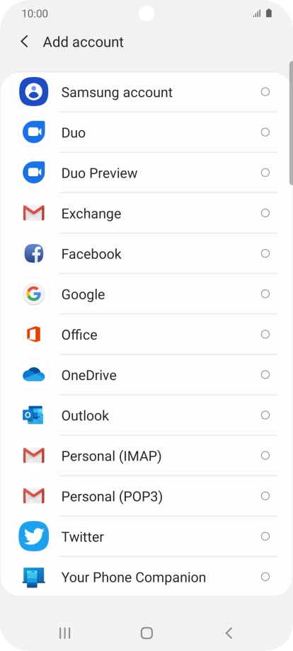 Press Google.
