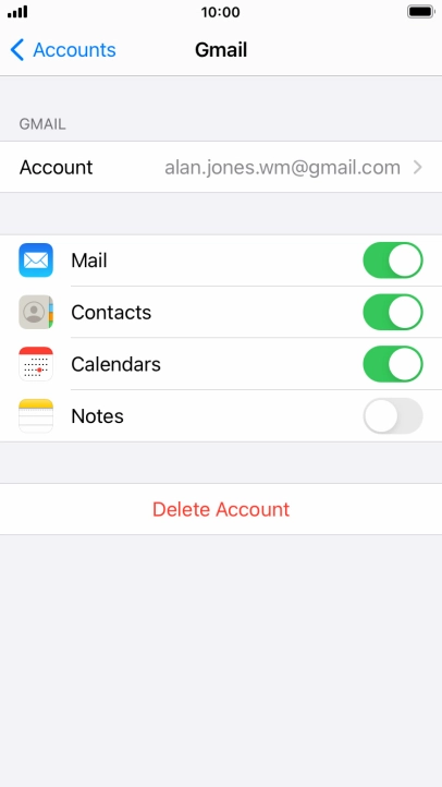 Press the Home key to return to the home screen.