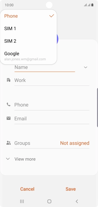 Press Phone.