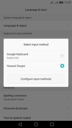 Press Google Keyboard. Press Google Keyboard.