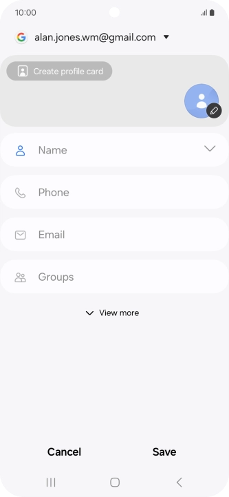 Press Name and key in the required name. Press Name and key in the required name.